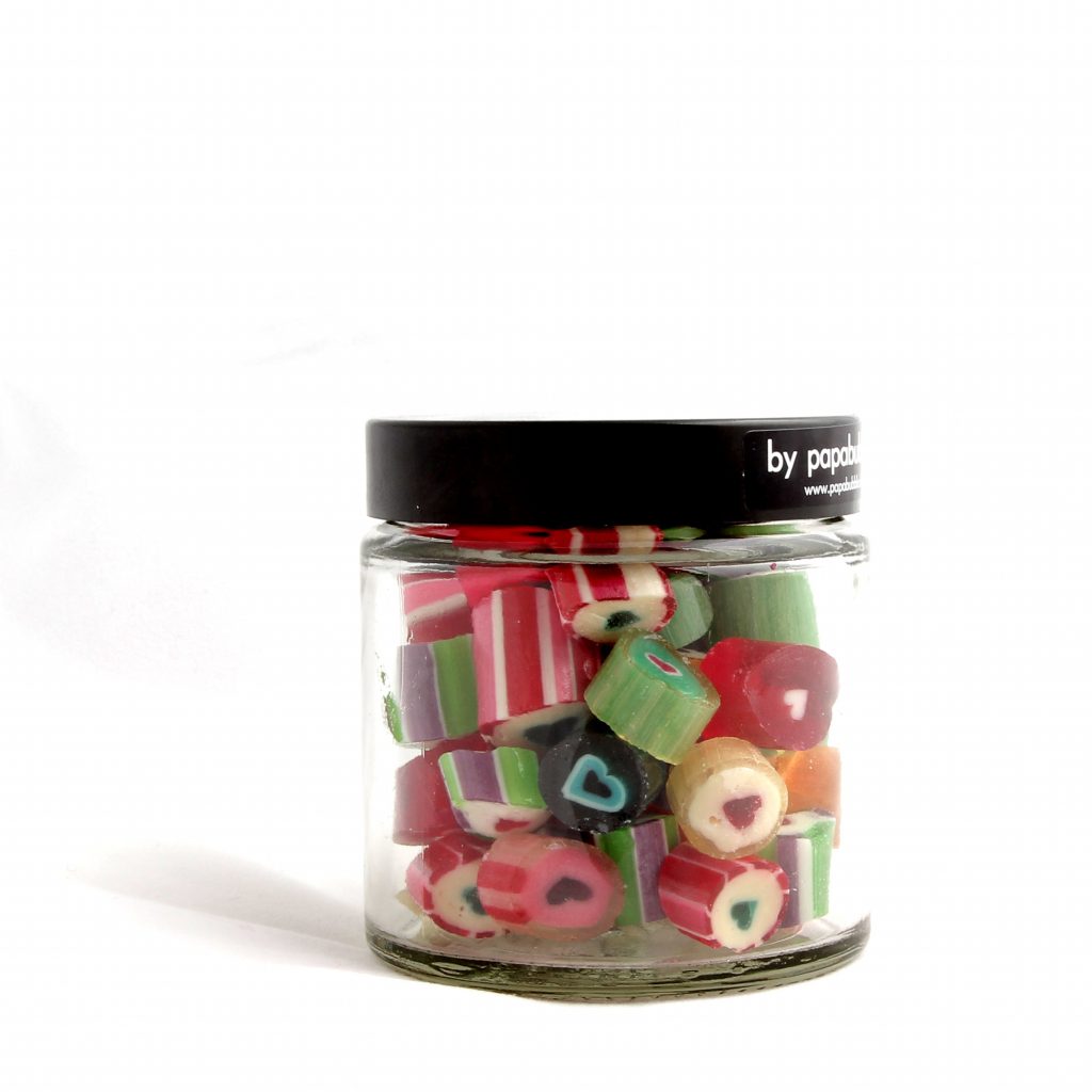 heart candy in a 70gr jar