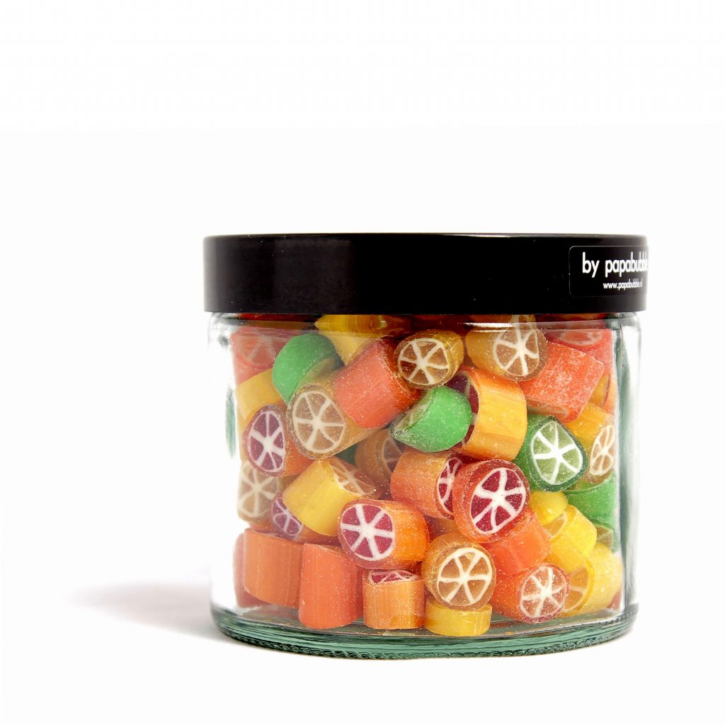 citrus candy in a 200gr jar